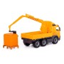 "Volvo", автомобиль-кран с манипулятором + конструктор "Супер-Микс" - 30 элементов на поддоне (в сеточке)