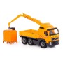 "Volvo", автомобиль-кран с манипулятором + конструктор "Супер-Микс" - 30 элементов на поддоне (в коробке)