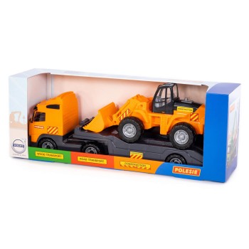 "Volvo", автомобиль-трейлер + трактор-погрузчик (в коробке)