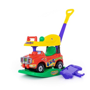 Автомобиль Джип-каталка "Викинг" многофункциональный - №2 (красный)