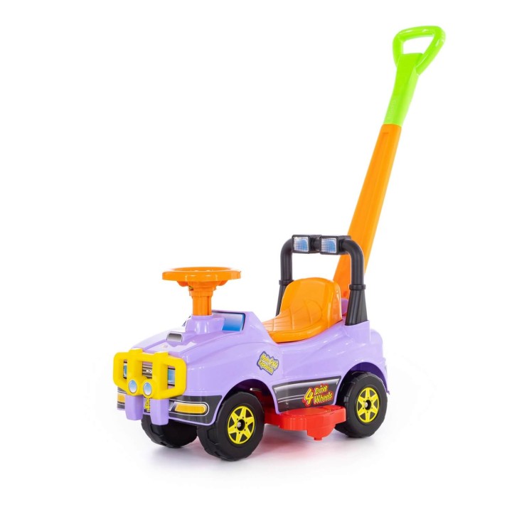 Автомобиль Джип-каталка с ручкой - №3 (сиреневый)