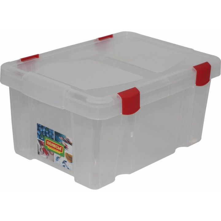 Ёмкость №50 для хранения с крышкой, 410х290х190 мм, 12 литров