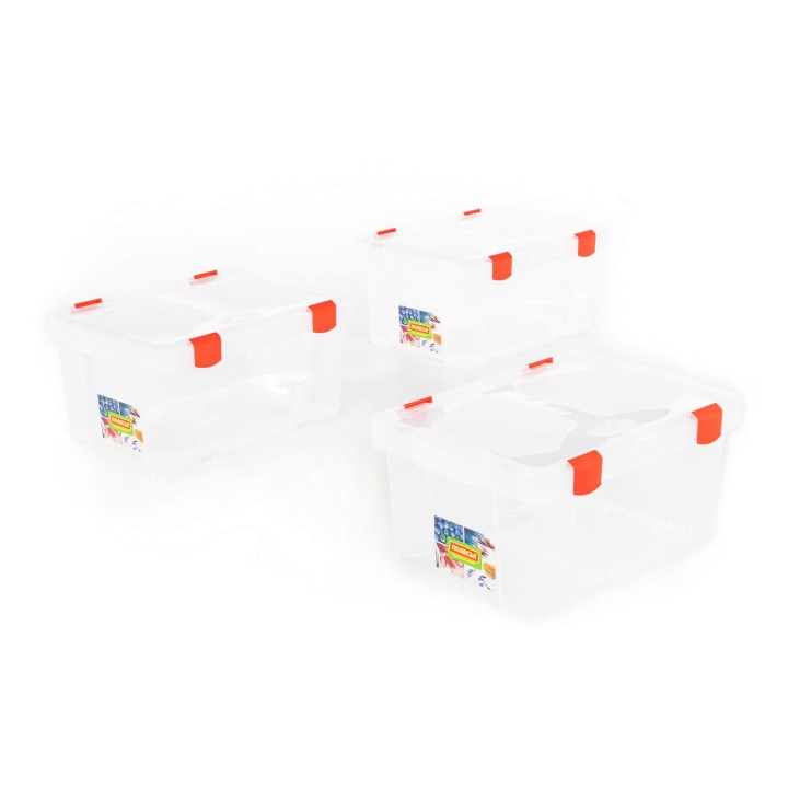 Ёмкость №50 для хранения с крышкой, 410х290х190 мм, 12 литров (v2)