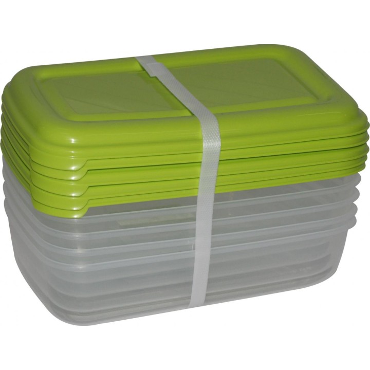 Ёмкость №40 прямоугольная с крышкой, 1,6 литра (v2)