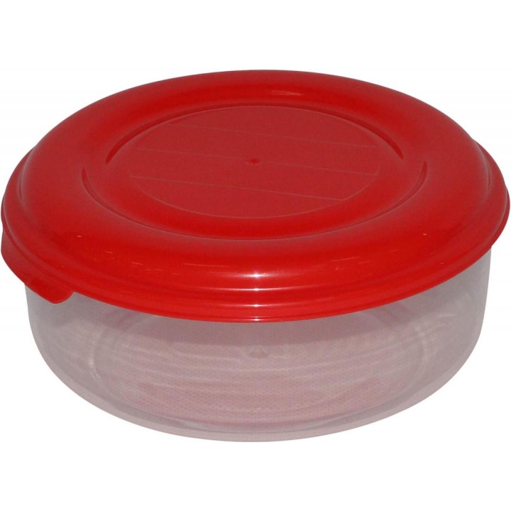Ёмкость №43 круглая с крышкой, 0,9 литра