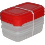 Ёмкость №41 прямоугольная с крышкой, 2,7 литра (v2)