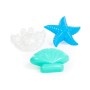 Формочки (краб №2 + морская звезда №2 + ракушка №2) (в пакете)