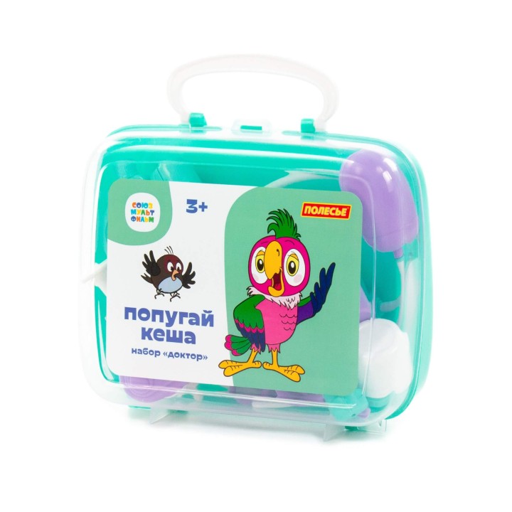 Набор "Попугай Кеша" "Доктор" (в чемоданчике)