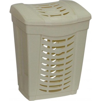 Корзина для белья №1 с крышкой, 480х390х615 мм, 60 литров