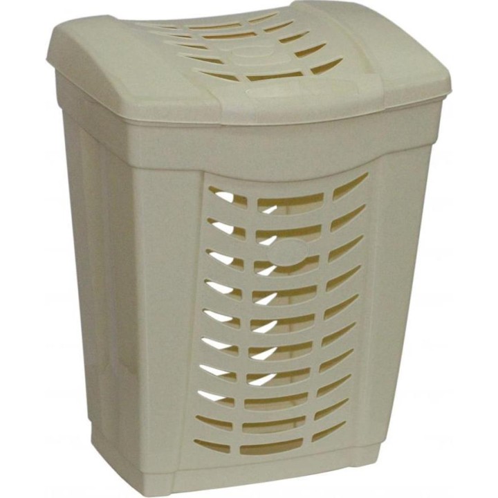 Корзина для белья №1 с крышкой, 480х390х615 мм, 60 литров