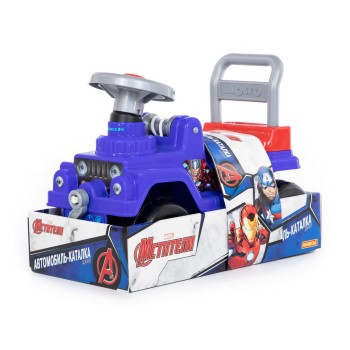 Автомобиль-каталка джип Marvel "Мстители" (в лотке)