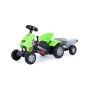 Каталка-трактор с педалями "Turbo-2" с полуприцепом