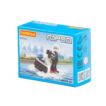 Конструктор "Классик" "Город. Полиция-7" (43 элемента) (в коробке)