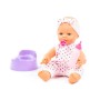Пупс "Забавный" (35 см) с соской, бутылочкой и горшком (в пакете)
