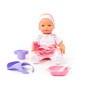 Пупс "Забавный" (35 см) с соской и набором для кормления (в пакете)