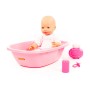 Пупс "Забавный" (35 см) с соской и набором для купания (в пакете)