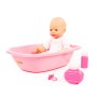 Пупс "Забавный" (35 см) с соской и набором для купания (в пакете)