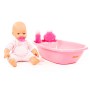 Пупс "Забавный" (35 см) с соской и набором для купания (в пакете)