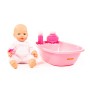 Пупс "Забавный" (35 см) с соской и набором для купания (в пакете)