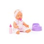 Пупс "Весёлый" (35 см) с соской, бутылочкой и горшком (в пакете)