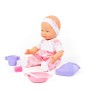 Пупс "Весёлый" (35 см) с соской и набором для кормления (в пакете)