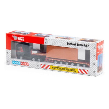 MAMMOET TOYS Тягач SCANIA Streamline Highline 6x4 + semi low loader 6 axle