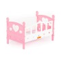 Кроватка сборная для кукол №2 (5 элементов) (в пакете)