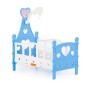 Кроватка сборная для кукол №3 (6 элементов) (в пакете)