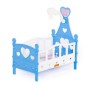 Кроватка сборная для кукол №3 (6 элементов) (в пакете)