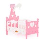 Кроватка сборная для кукол №3 (6 элементов) (в пакете)