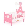 Кроватка сборная для кукол №3 (6 элементов) (в пакете)