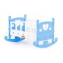 Кроватка-качалка сборная для кукол №2 (7 элементов) (в пакете)
