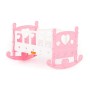 Кроватка-качалка сборная для кукол №2 (7 элементов) (в пакете)