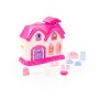 Кукольный домик "Сказка" с набором мебели (12 элементов) (в пакете)