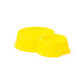 Миска для животных №10 двойная, 294х215 мм, 1,05 литра