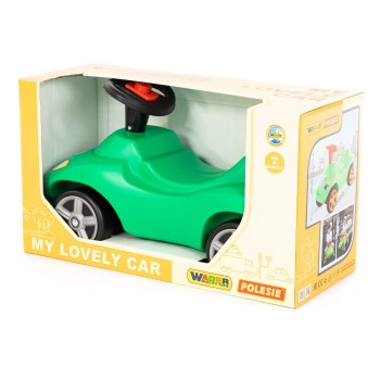 Каталка-автомобиль "Полиция" со звуковым сигналом (в коробке)