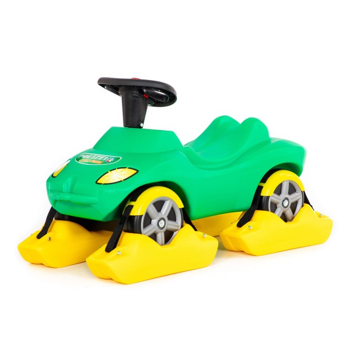 Снегоход каталка-автомобиль "Полиция" со звуковым сигналом