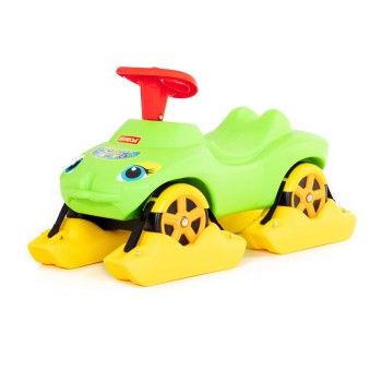 Каталка "Мой любимый автомобиль" со звуковым сигналом многофункциональная (зелёная)