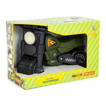 Мотоцикл "Моторбайк" военный (KZ) (в коробке)