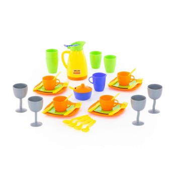 Набор детской посуды "Праздничный" (в сеточке)