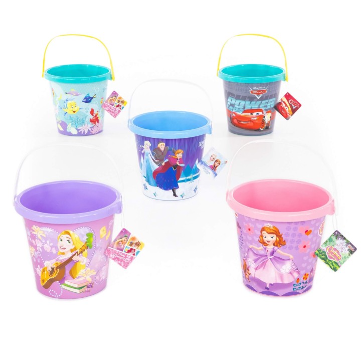 Ведро большое с наклейкой Disney (микс)