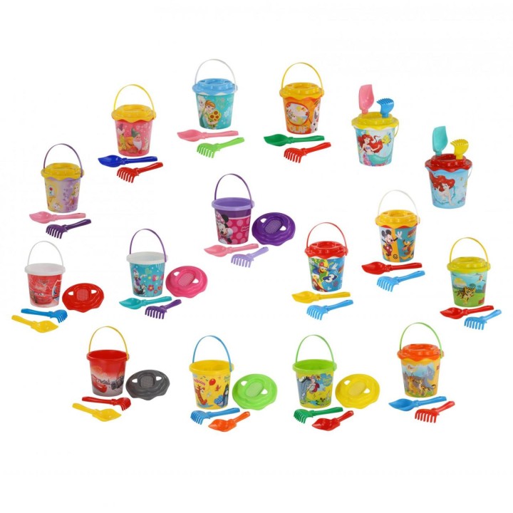 Песочный набор Disney с ведром с наклейкой (микс №3)