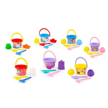 Песочный набор Disney с ведром средним с наклейкой (микс №15)