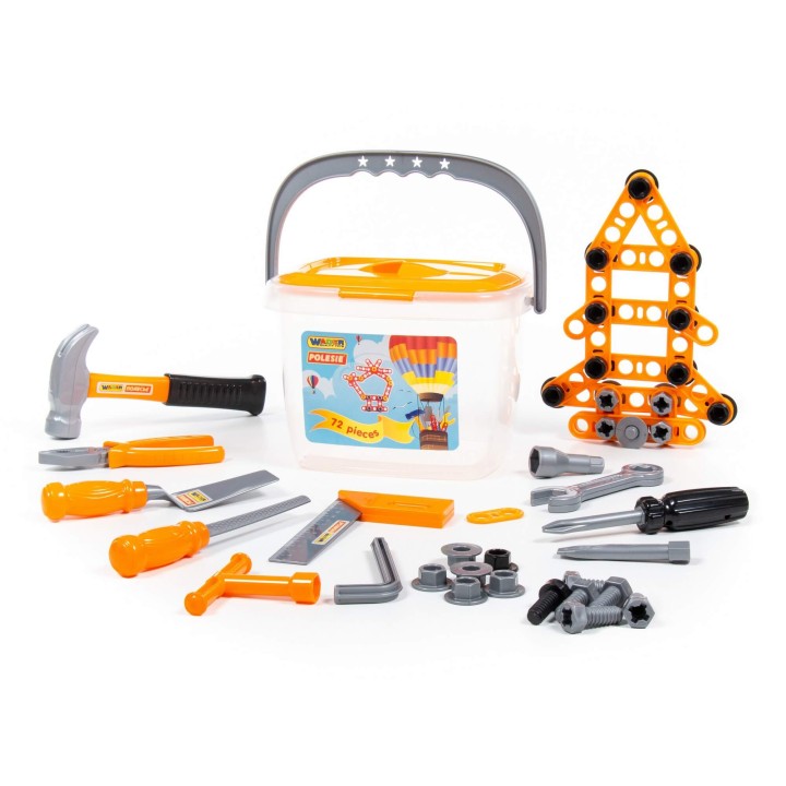 Набор инструментов №1 (72 элемента) (в ведёрке)