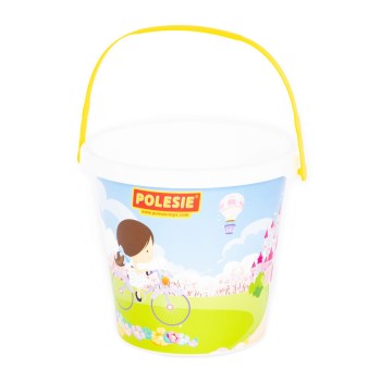 Ведро большое с наклейкой