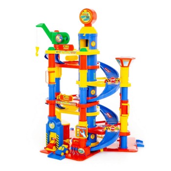 Паркинг 7-уровневый с автомобилями (в коробке)