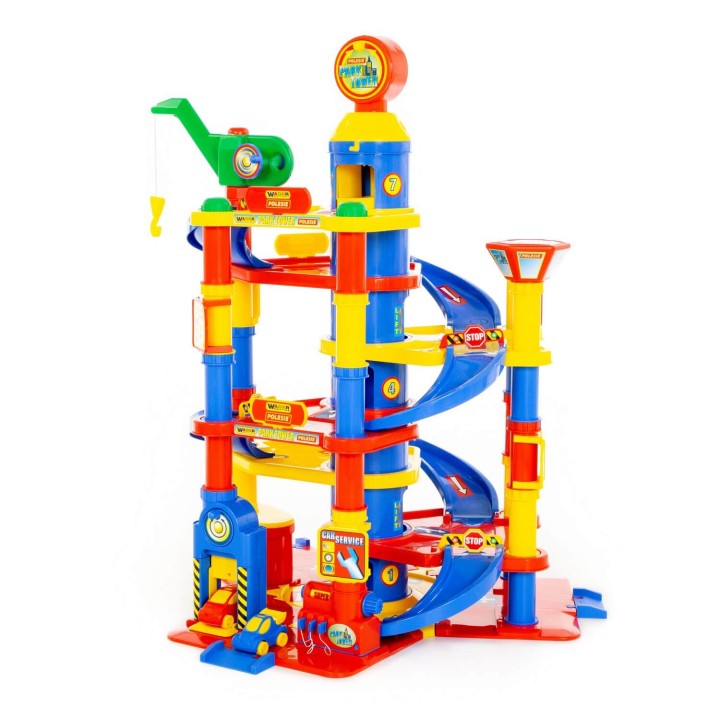 Паркинг 7-уровневый с автомобилями (в коробке)