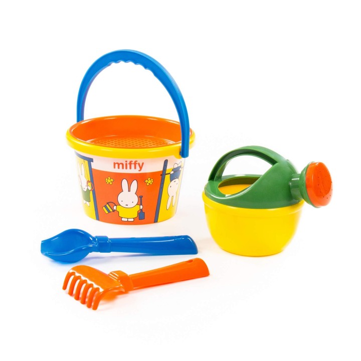 Ведро среднее с наклейкой "Миффи-4" набор №2