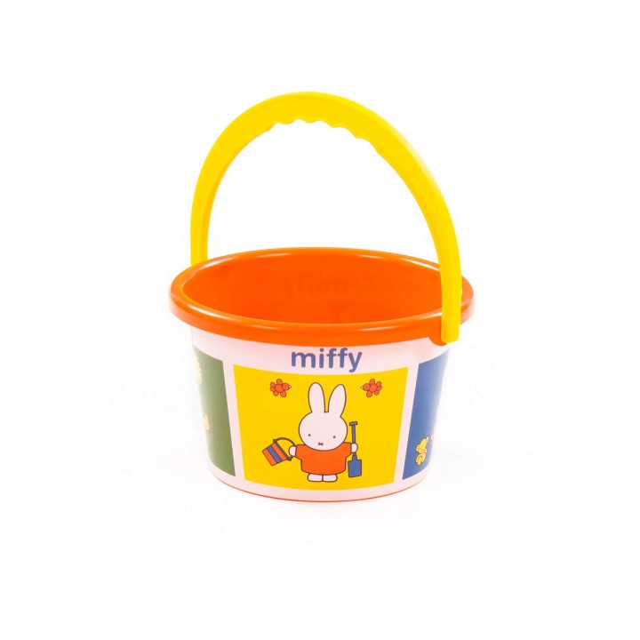 Ведро среднее с наклейкой "Миффи-5"