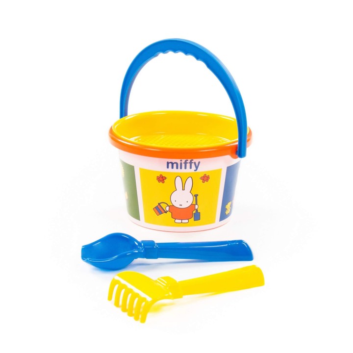 Ведро среднее с наклейкой "Миффи-5" набор №1